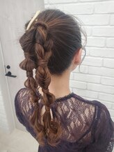 セット バイ エムビューティー(Set by M.beauty) ポニーアレンジ/ヘアセット/ヘアメイク/渋谷/表参道/外苑前/東京