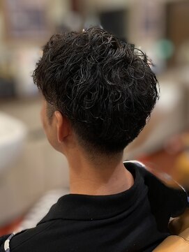 スカイ 亀戸店 (sky) ハイライト/マッシュパーマ/アッシュブラック<理容室>[亀戸]