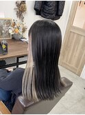 イヤリングカラー×グレーベージュ