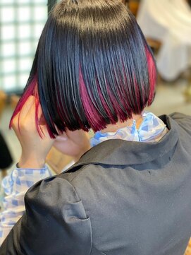 リブロ(liblo) ダブルラインボブ × 2トーンカラー (3)【liblo】