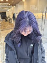 ウタリ(utari)&nbsp;色落ち可愛いバイオレット【難波 桜川/ケアブリーチ】