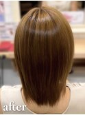 美髪ストレート(縮毛矯正)+髪質改善トリートメント