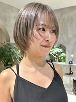 ハウ 心斎橋(how)&nbsp;ショートミニボブひし形ショート大人可愛い20代30代40代50代