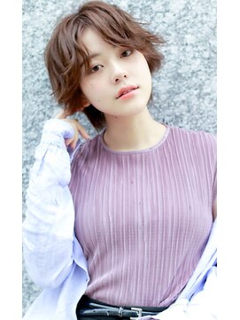 オーバーヘアー 長岡京店(over hair) 【over hair】外ハネショートボブスタイル