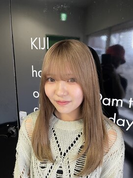 キジ(KIJI) ★ミルクティーベージュ×外国人風カラー★