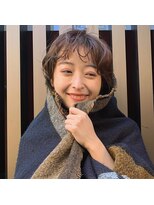 イコル(ikoru)&nbsp;ボブ/ナチュラルパーマ/グレージュカラー/30代/代官山/中目