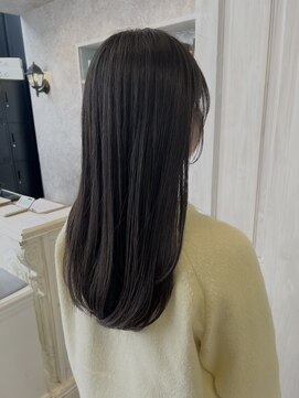 キャアリー(Caary) 福山美容室caary 顔まわりレイヤー韓国風ゆるふわサイドバング