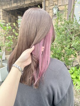 美容室 ルチア ハワイ(Luccica HAWAII) インナーピンク♪