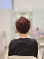 アクシス 三軒茶屋本店(AXIS)&nbsp;ハンサムショート/ヘアマニキュア/ワインレッド/チェリーレッド