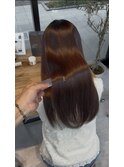 美髪シアーカラー髪質改善レイヤーカット切りっぱなしボブ