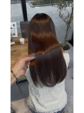 ビューブルー 亀戸錦糸町(VIEW BLUE) 美髪シアーカラー髪質改善レイヤーカット切りっぱなしボブ