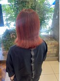 ブリーチ無しapricot Orange
