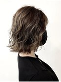 透明感ハイライトショートボブミディアム10代20代30代40代