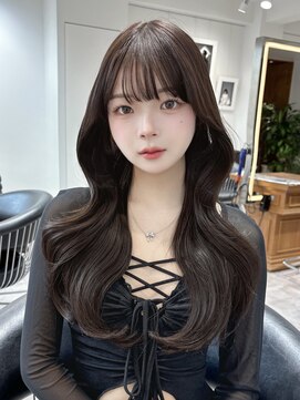 ロンドリメゾン 原宿(Lond re Maison.) チャコール/オリーブグレー/レイヤーカット小顔顔周り韓国原宿