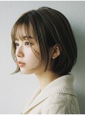 忙しい30代に人気！越谷の時短ショートボブ×ヘーゼルグレージュ
