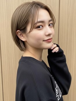 ヘアー ブランコ(hair Blanco)の写真/顔周りのデザインで差をつける★インナー/イヤリングカラー♪似合わせカットでブリーチもキマる◎