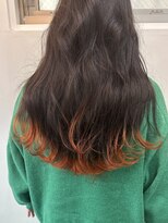 ヴェルデ(Verde)&nbsp;オレンジカラー×毛先カラー