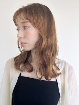 カバーヘア ブリス 大宮西口(COVER HAIR bliss) オレンジベージュ/ゆるふわ/ミディアムレイヤーパーマp大宮