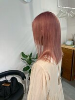  fit stand 千葉/ショートボブ/カット/パーマ/ダブルカラー/トリートメント/縮毛矯正&nbsp;イメチェン/ピンクベージュ/アンブレラカラー[千葉]