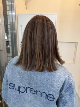 ピノ(pino.)の写真/白髪を染めながらファッションカラーと同じ透明感を出したい方必見です♪荻窪/白髪染め/白髪ぼかし