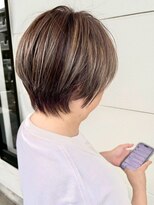 ホワイトストーン WHITE STONE ハイライトカラー大人のハイライトショート