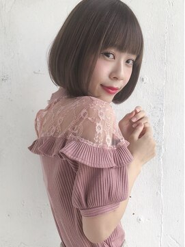 ルティア(Lutia) ワンレンボブ 小顔 大人かわいい