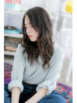 ヘアアンドビューティー ミック(Hair & Beauty miq)&nbsp;外国人風ゆるカールのこなれセミディa