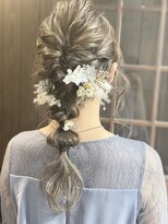 ヘアールームキュー(HAIR ROOM quu+)&nbsp;あみおろしアレンジ☆