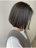 透明感カラー/グレーアッシュ/ボブ