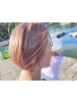 カラーの技術と知識が高いstylistがハイクオリティな発色を実現致します◎