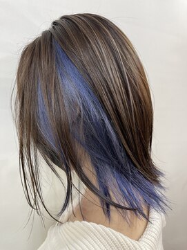 ティンク 横浜(Tink) グレー＆アディクシーコバルトブルー/Tink横浜