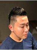 30代 大人のソフトモヒカン ベリーショート ツーブロック