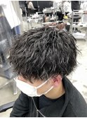 刈り上げマッシュ×ツイストスパイラル