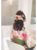 卒業式のヘアセット・はかま着付け 31