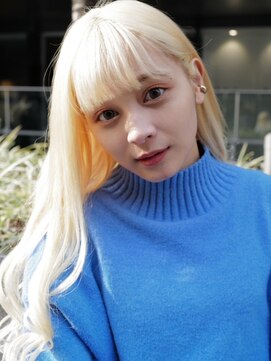 アレンヘアー 京橋店(ALLEN hair) ハイブリーチ_Wカラー_ブロンドヘアー