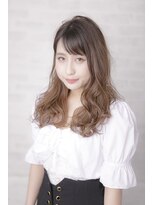 ルルディ バイ アフロディーテ銀座(luludi by APHRODITE)&nbsp;グレージュカラー/ボブウルフ/黒髪/ココアベージュ/[銀座/白髪］