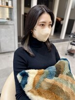ロンドネートゥル 新潟(Lond naitre) 髪質改善韓国ダークアッシュイヤリングカラー