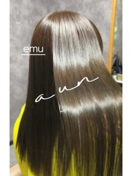 アウン 柏(a un) 大人ヘルシー小顔カットショコラアッシュ/髪質改善/柏