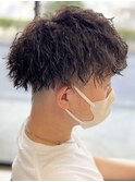メンズツイストパーマ/スタイリングしやすい◎/おしゃれパーマ
