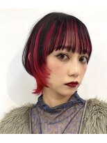 ルーム(Room)&nbsp;マッシュウルフ/インナーカラー/フェイスフレーミング/韓国