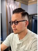 銀座 フェードスタイル スキンフェード 短髪 バーバーヘア
