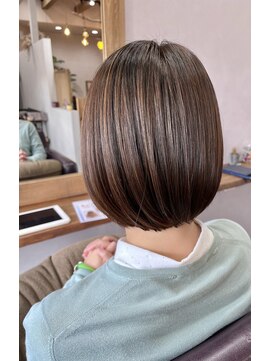 美容室 ラ・クープ 脱白髪染め大人ハイライト