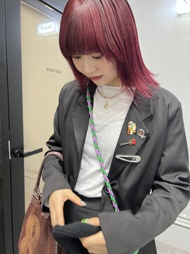 ヌープヘアーアイス(NUUP.hair ici) チェリーレッド