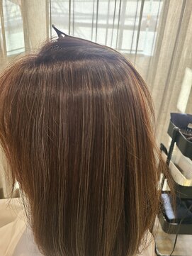 アニュー ヘア アンド ケア(a New hair&care) グレーベージュカラーダークアッシュベージュくすみカラー黒髪