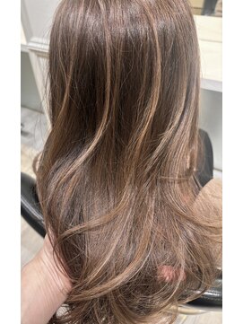 アッシュ 久我山店(Ash) ハイライト×ミルクティーベージュ