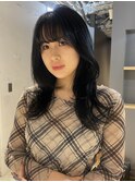 【山本日向子】大人透明感ブラックカラー