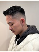 スキンフェード×フェザーアップ