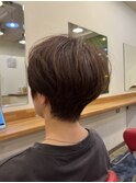 メリハリスッキリショート/再現性/酸熱カラートリートメント