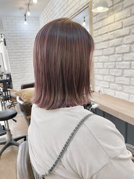 ノール 国分寺(Norl) ピンクベージュ☆ハイライト