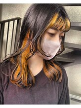 さりげないイヤリングカラー、インナーカラーから、大胆に見せるインナーカラーのあらゆる理想を実現♪